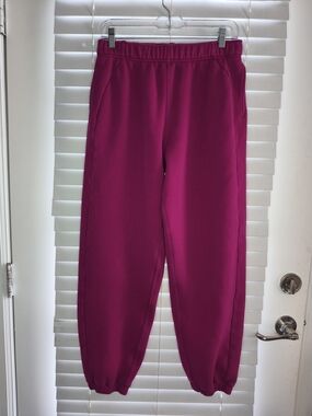 Lululemon Women's Scuba Mid-Rise Oversized Jogger Regular Size S Pink LW5GLNS